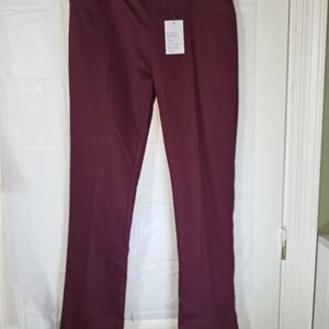 Croft & Barrow Bootcut Pants in Deep Burgundy ( NWT)